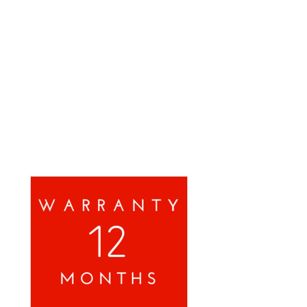 12 Month Warranty