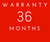 3 years warranty