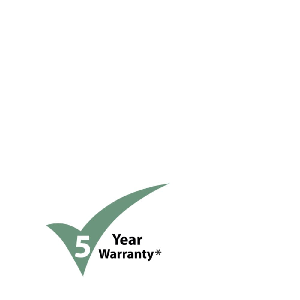 5 year warranty