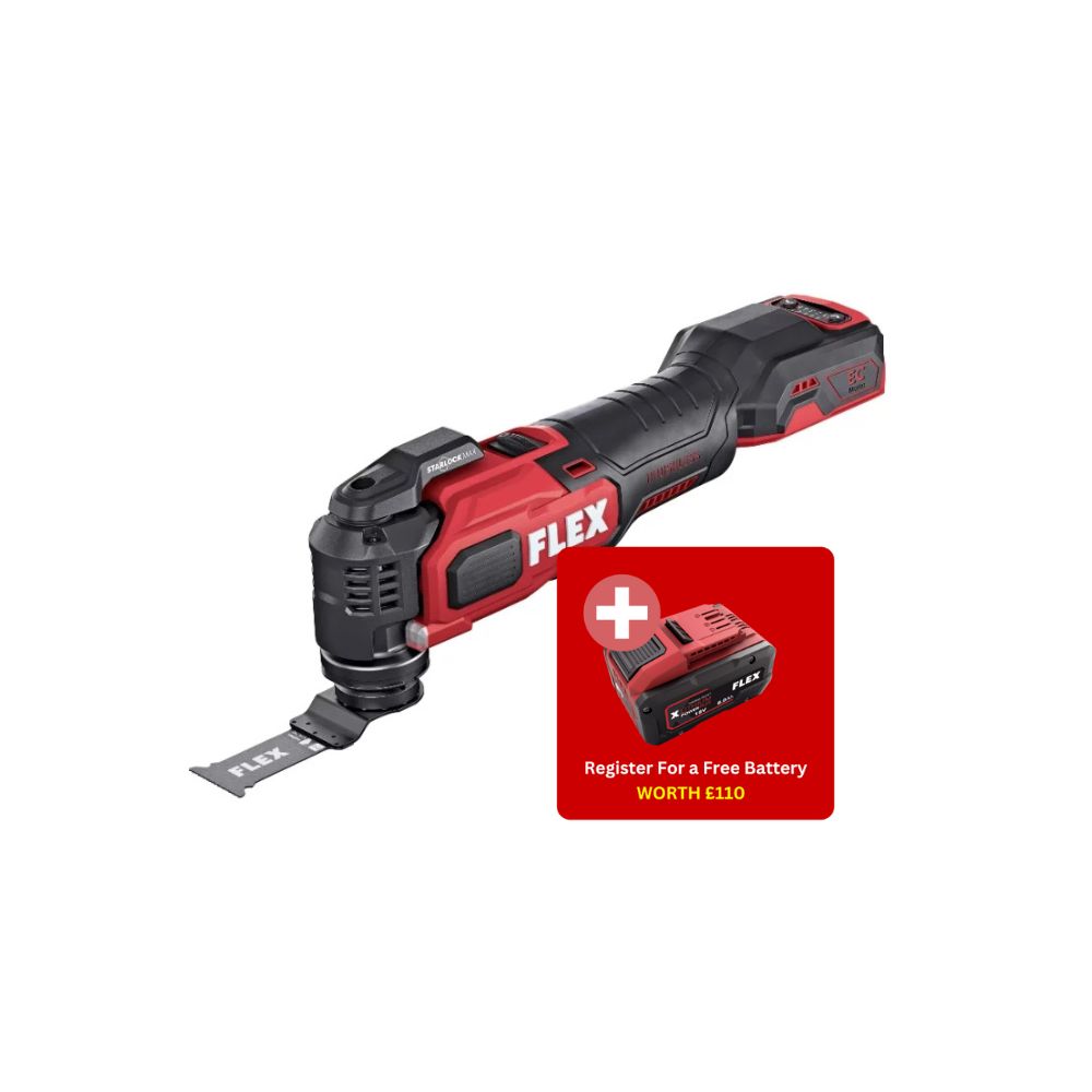 FLEX MULTITOOL FREE BATTERY OFFER
