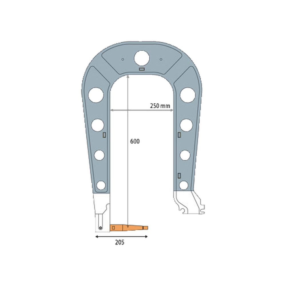 C9 ARM-INSULATED + WALL BRACKET GYS