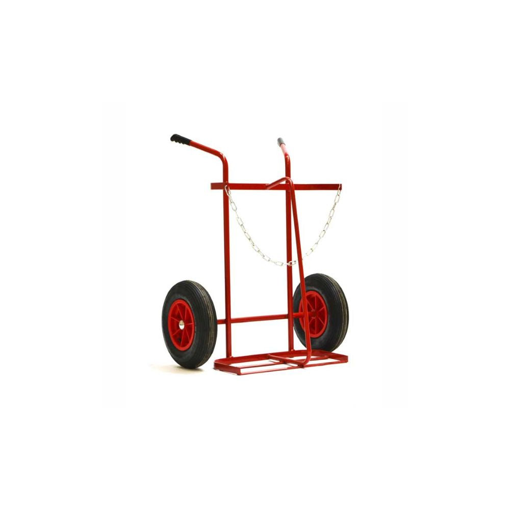 Large Robust  Oxygen + Acetylene Trolley SKU WG1275