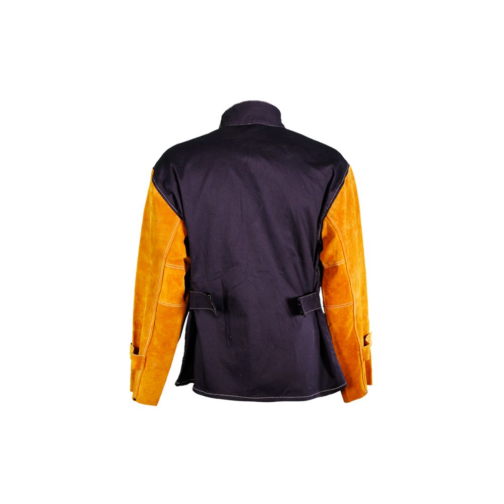 Parweld Panther Black Welding Jacket-back view