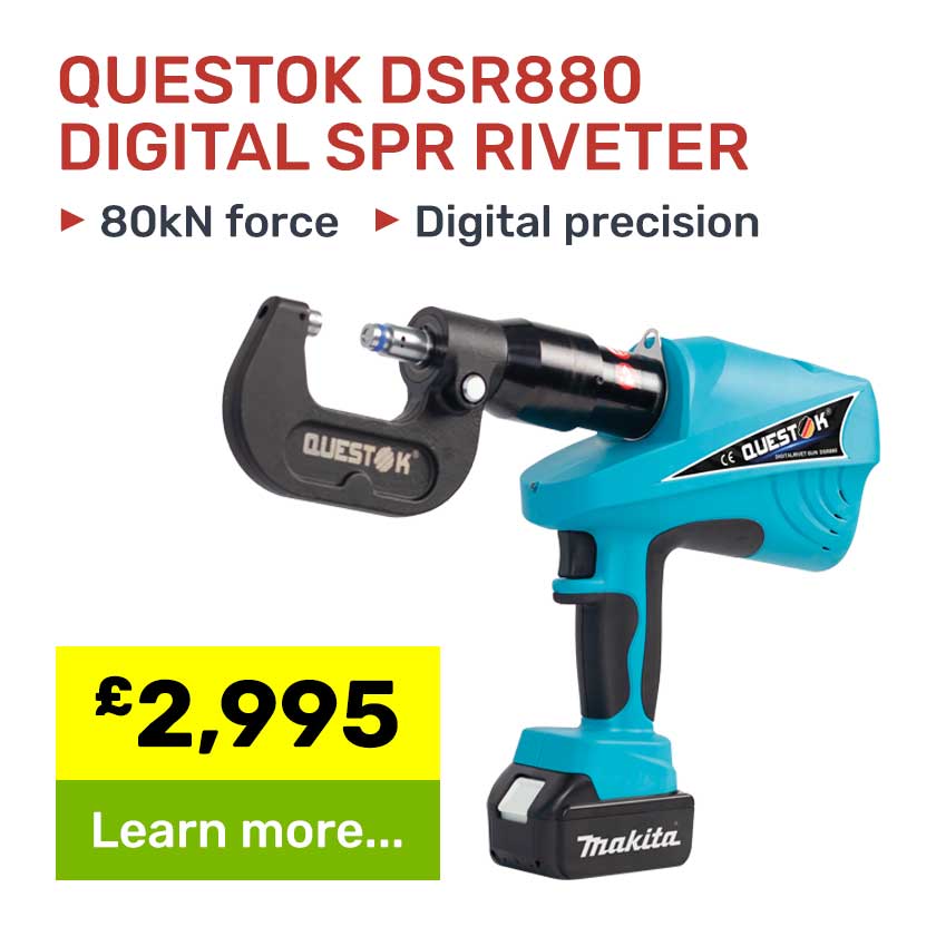 Questok DSR880 Digital SPR Riveter featured product