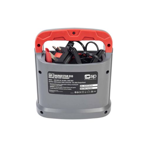 SIP CHARGESTAR D10 Digital Battery Charger rear view