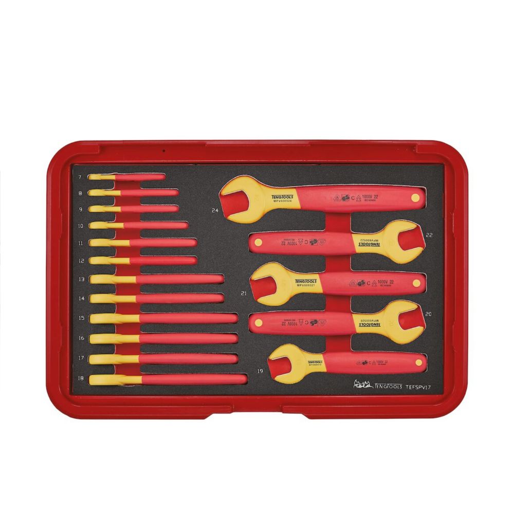 Teng-TEFSP17-1000V Spanner Set