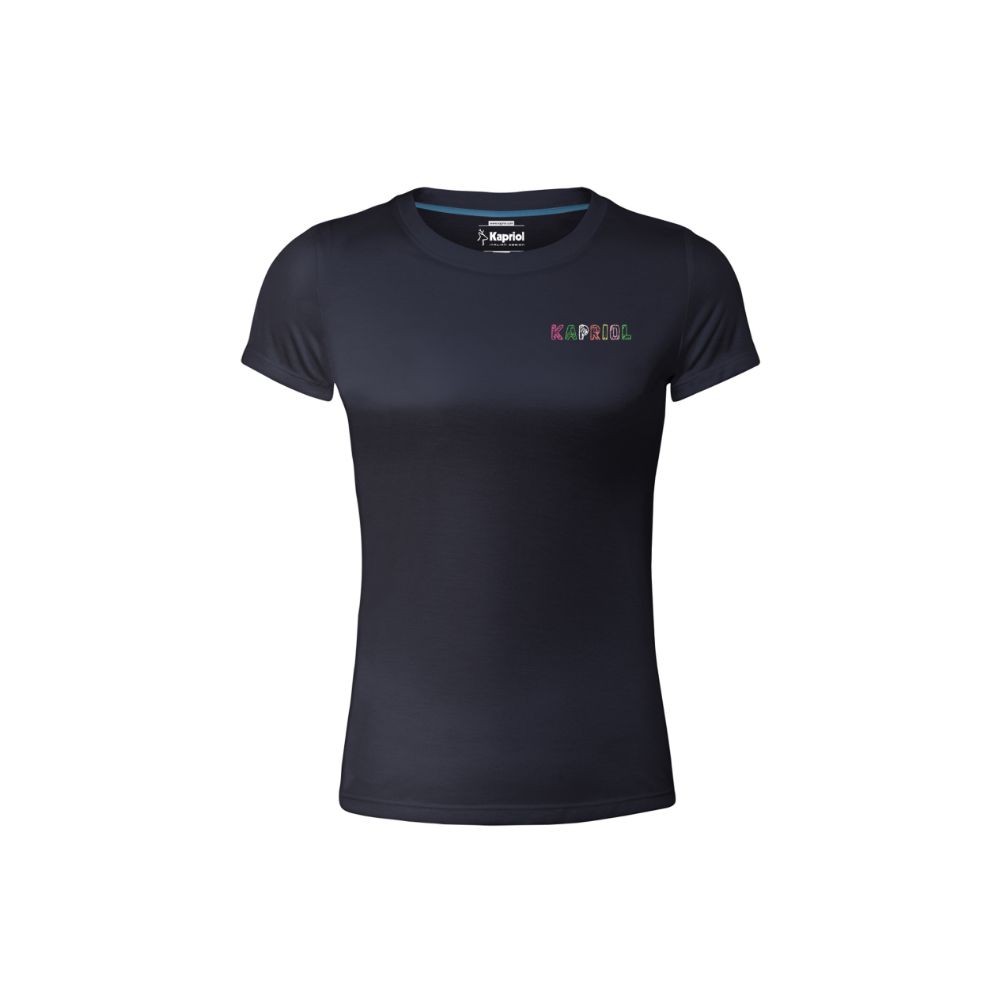 KAPRIOL WOMENS ENJOY T-SHIRT-GRAPHITE