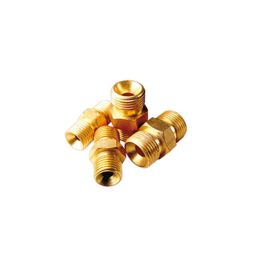 GAS HOSE COUPLER 1/4-1/4 BSP MALE RH