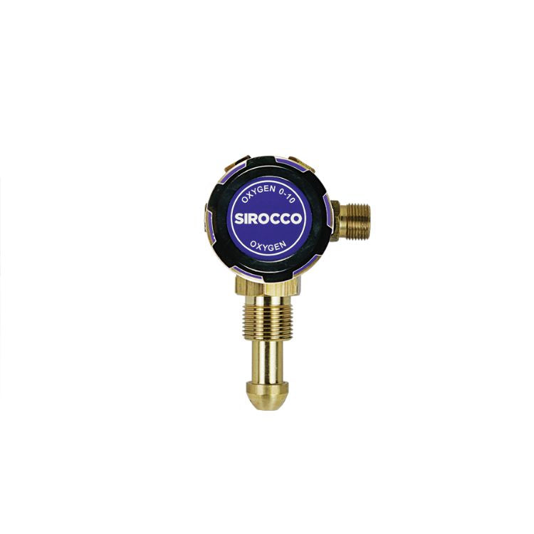 OXYGEN REGULATOR 300 BAR SINGLE STAGE PLUG BOTTOM ENTRY