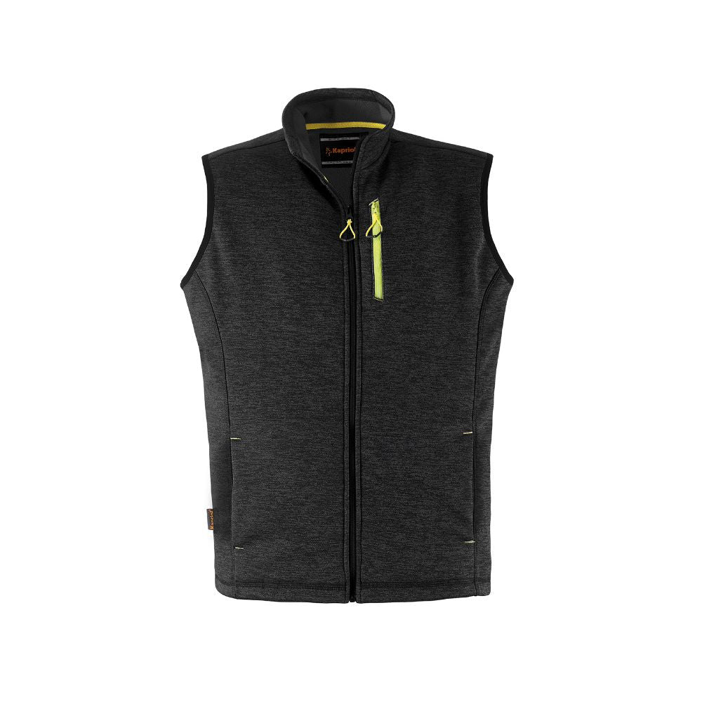 KAPRIOL SLICK GILET WITH HALF ZIP