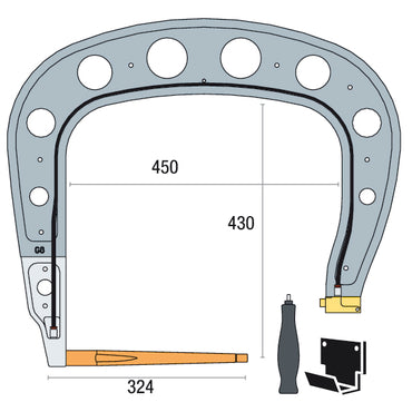 GYS GENIUS G8 Arm  Part No:022836