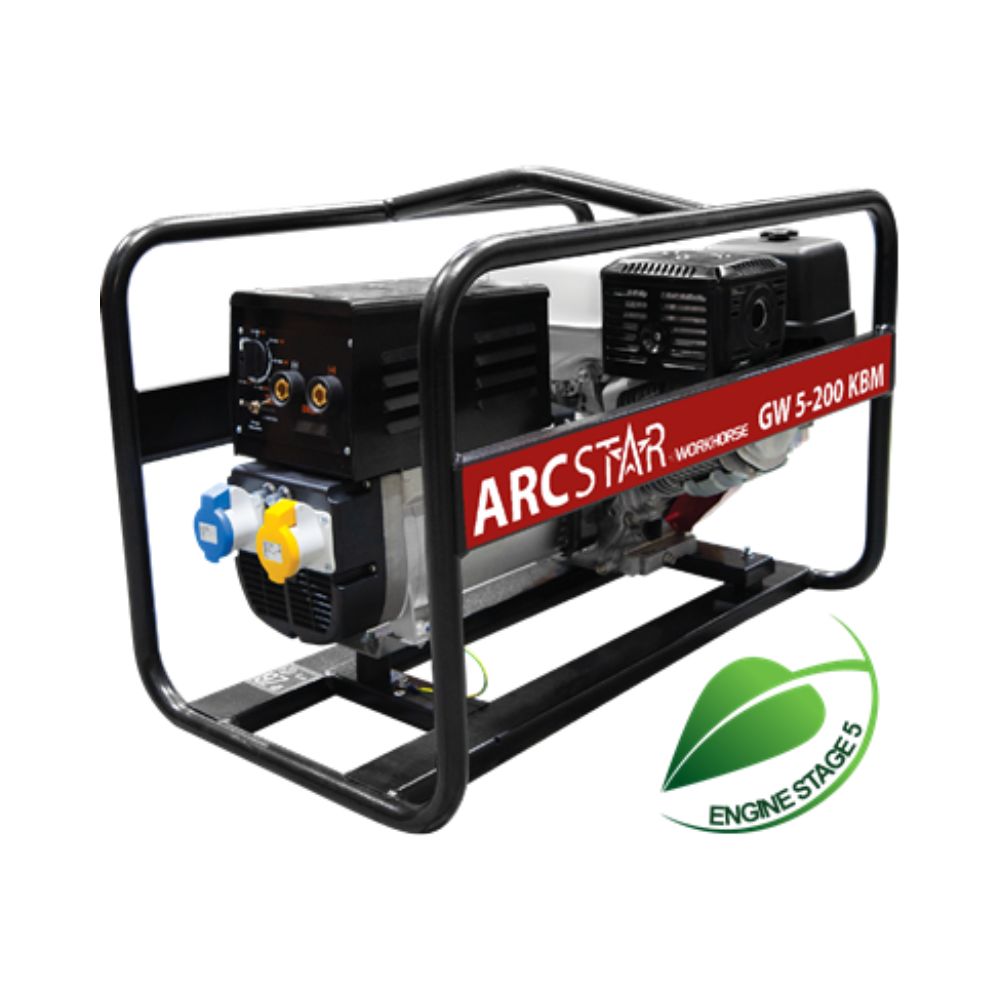 ArcStar GW5-200 KBM Petrol Welder Generator 200 Amp