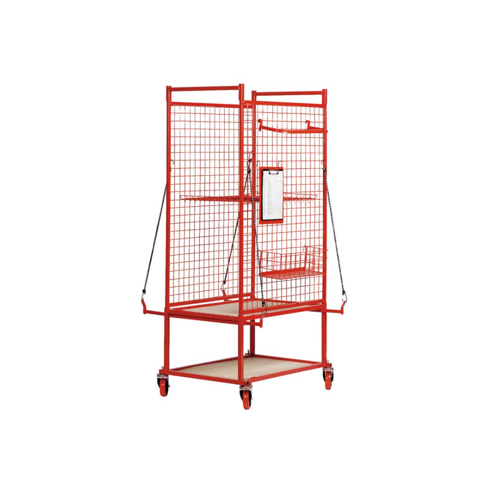 MOBILE PARTS STORAGE CAGE 