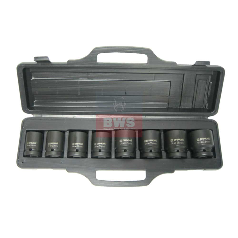 BOX OF 8 SOCKETS FOR 3/4&quot; SQUARE IMPACT WRENCHES - SKU TIW 8S34