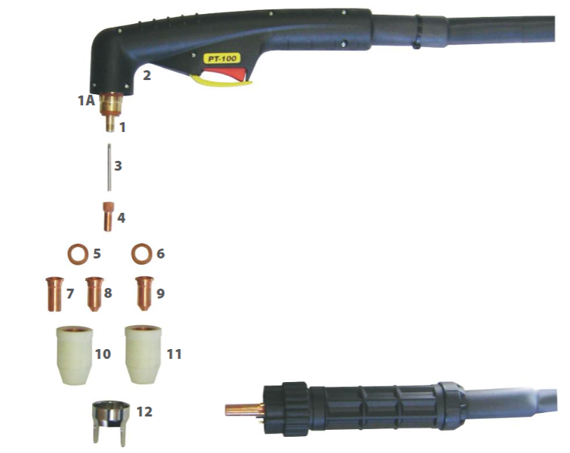 PT-100 PLASMA TORCH GAS DISTRIBUTOR Alibaba